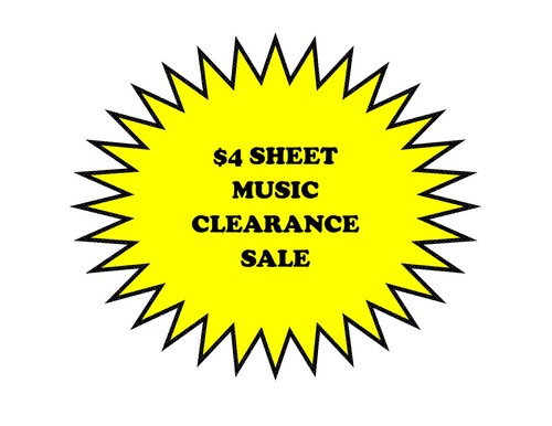 Sheet music sale pull - music, ~